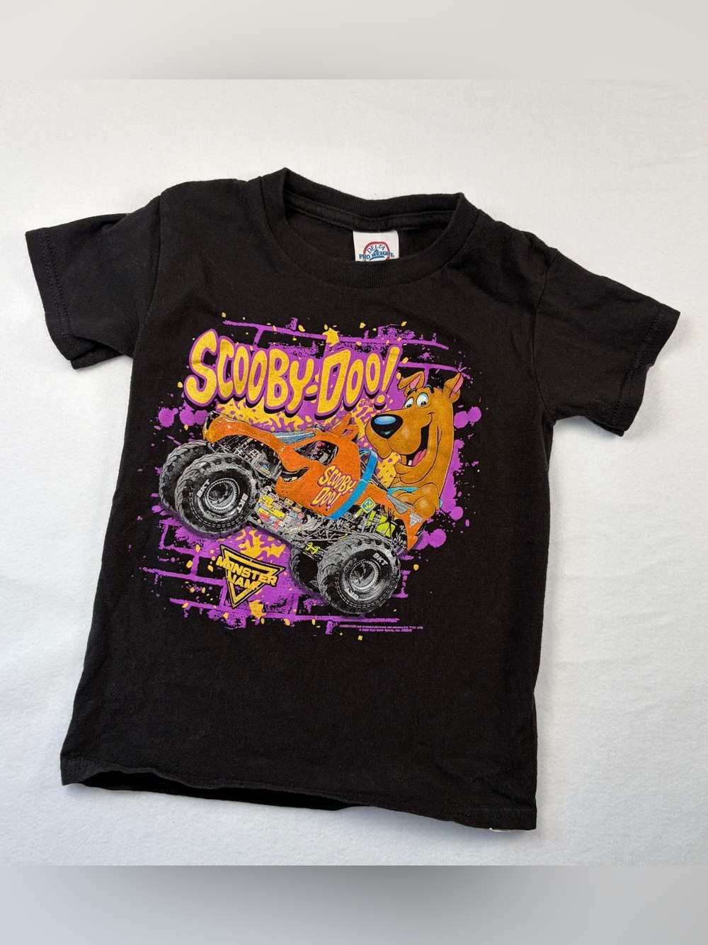 Scooby-Doo Monster Jam Jeepers Youth XS Tee